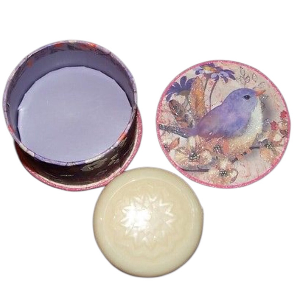 Punch Studio Bird Lavender Scented Soap in Mini Glitter Spool Shaped Box (17637)